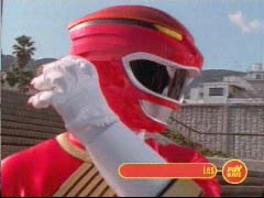 Red Ranger faces off with the Org
